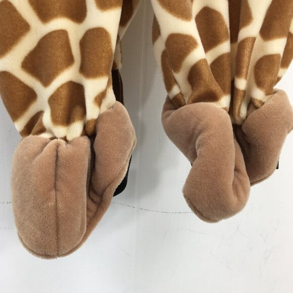 Koala Kids Giraffe Onesie Zip Front With Hood Costume Size 0-3 mo EXCELLENT - Picture 4 of 10